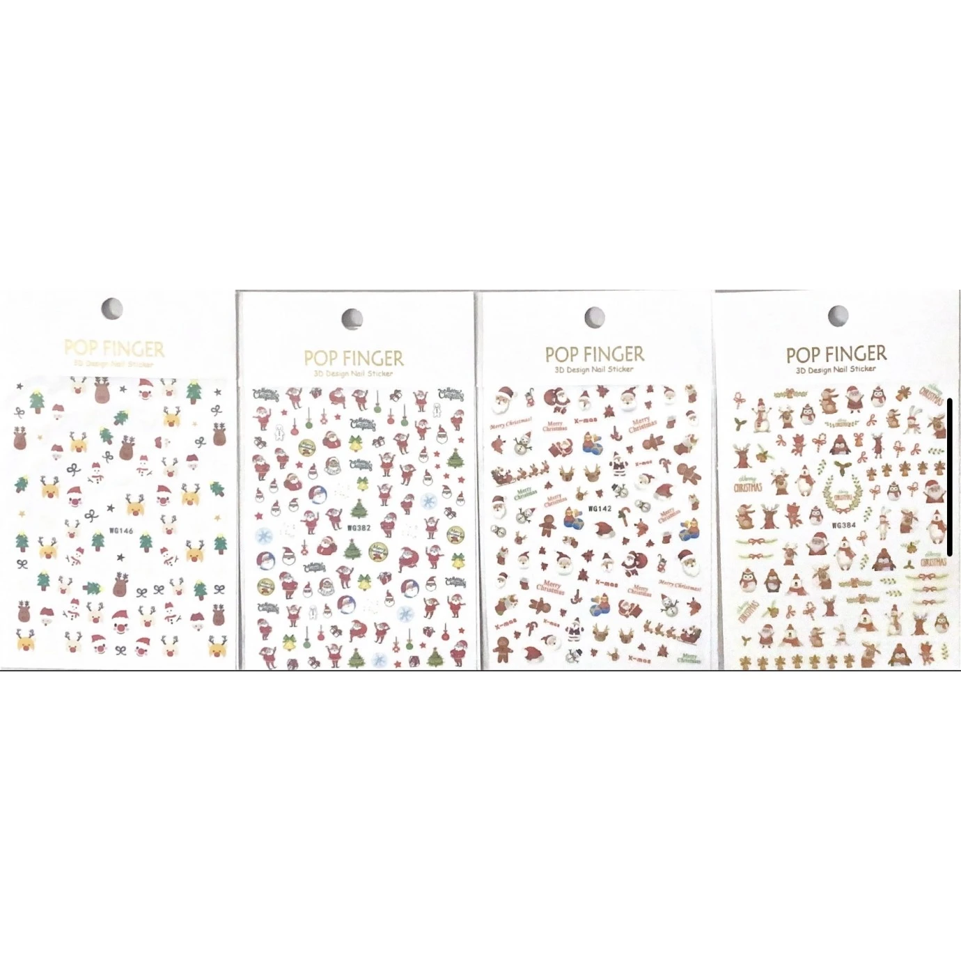 Nail Stickers - Christmas Assorted 1 Nail Stickers - Christmas Assorted