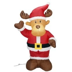 Christmas Inflatables - Reindeer Waving 135 Cm