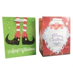 Gift Bag - Christmas, Assorted Large