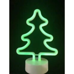 Neon Light - Christmas Tree, Green