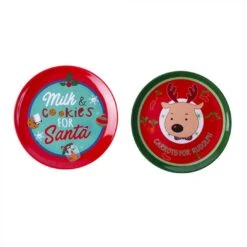 Plate - Christmas, Santa/Rudolph Server 20 Cm