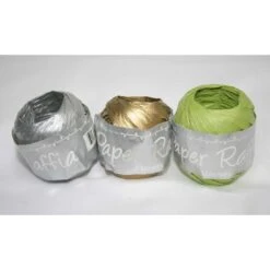 Raffia Roll - 10 M Assorted, Christmas