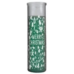 Scented Candle - Pillar Jar, Christmas Green