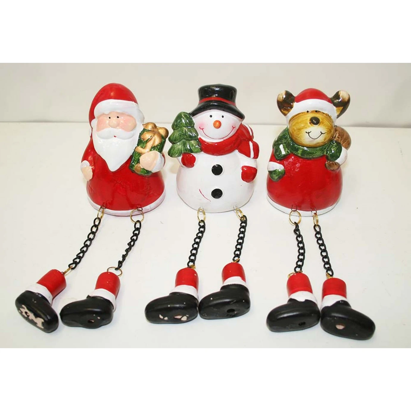 Shelf Sitter - Christmas Ceramic, Assorted 1 Shelf Sitter - Christmas Ceramic, Assorted
