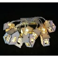 String Lights - LED Battery, Christmas Houses