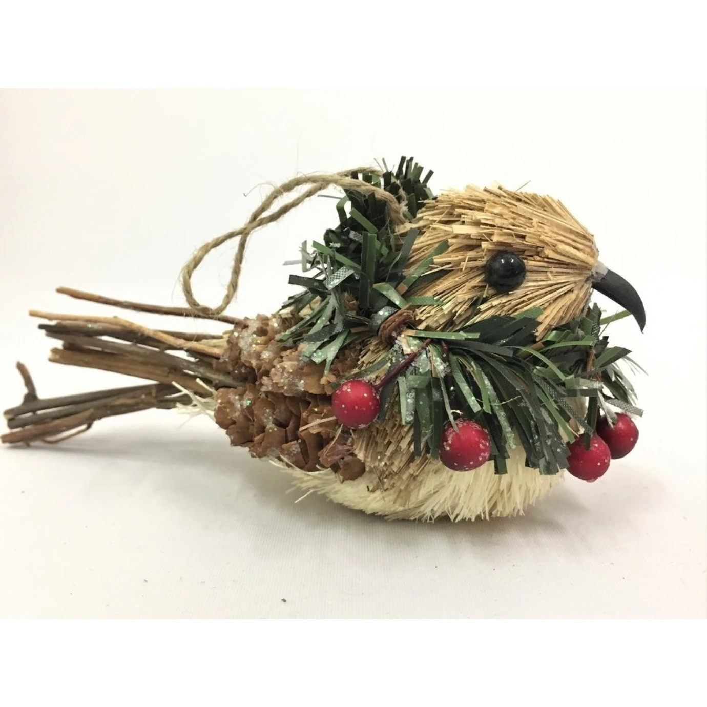 Table Ornament - Christmas Robin, Sitting 2 Table Ornament - Christmas Robin, Sitting - Image 2