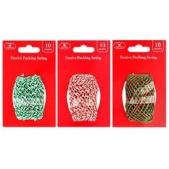 Twine, Paper - Christmas Assorted