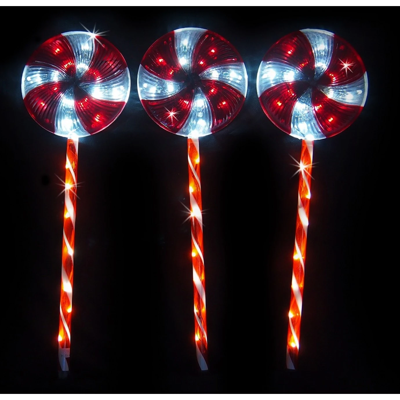 Path Lights - Christmas Lollipops 1 Path Lights - Christmas Lollipops
