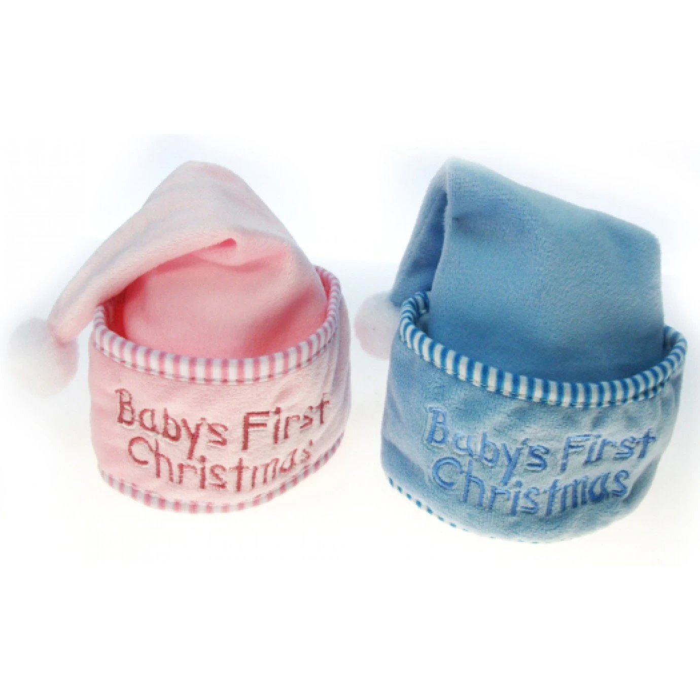 Hat - Santa, Baby's First Christmas, Assorted 1 Hat - Santa, Baby's First Christmas, Assorted