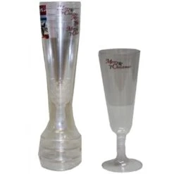 Champagne Cups - Christmas 4 Pk