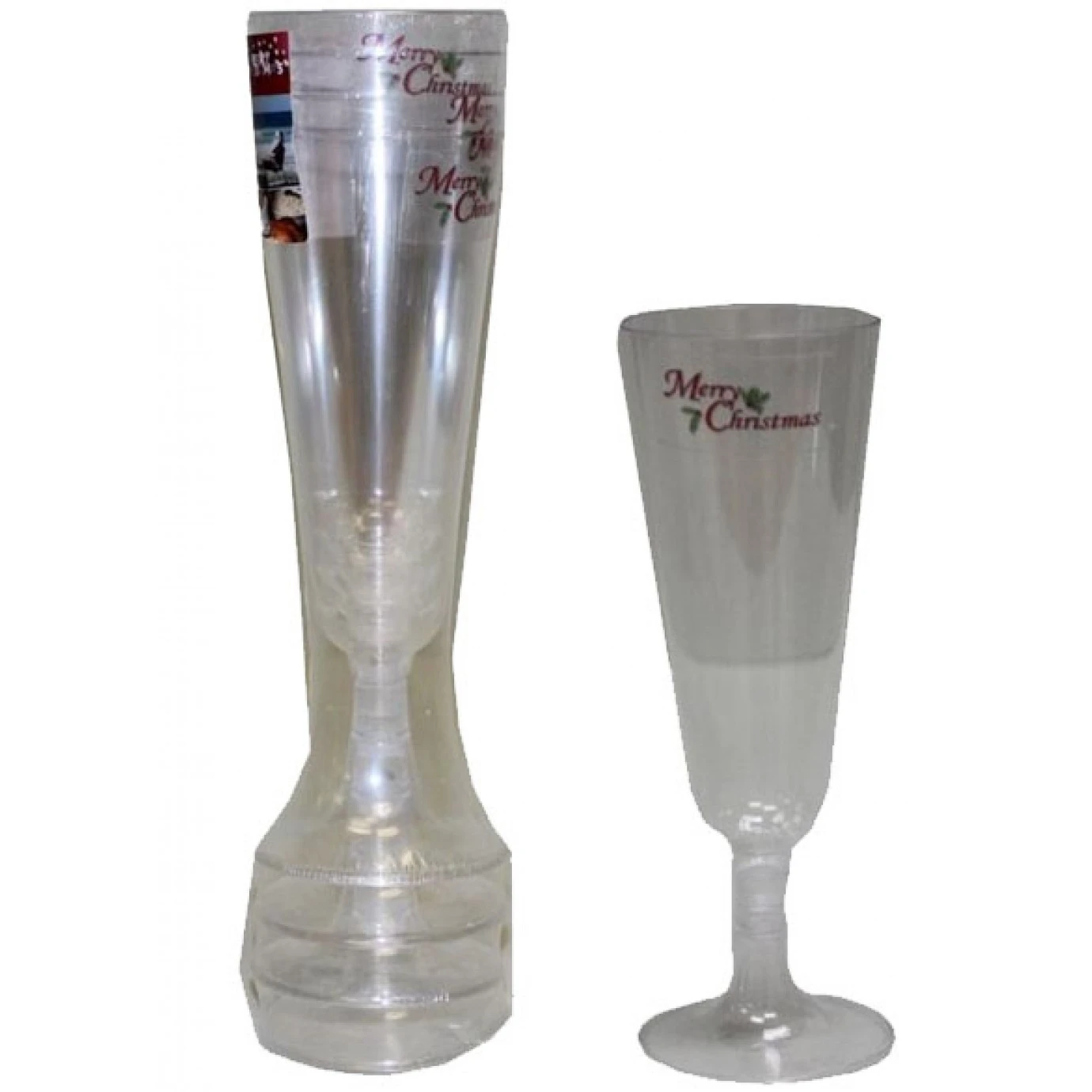 Champagne Cups - Christmas 4 Pk 1 Champagne Cups - Christmas 4 Pk